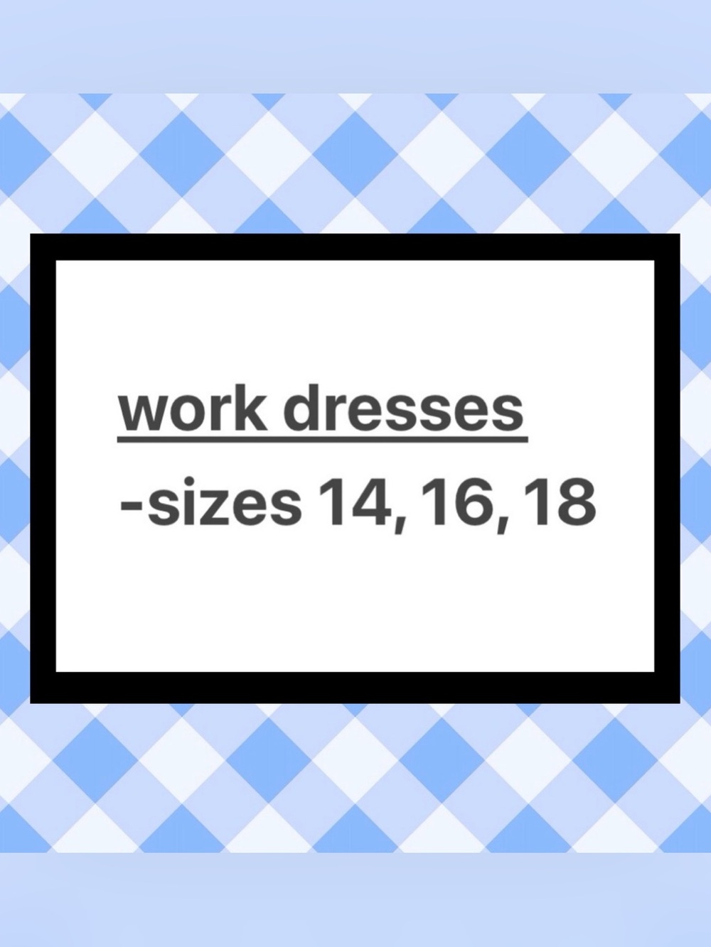 scroll to see work dresses!